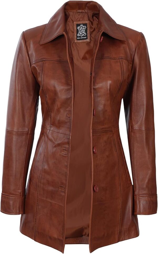 fjackets Real Leather Jacket Women